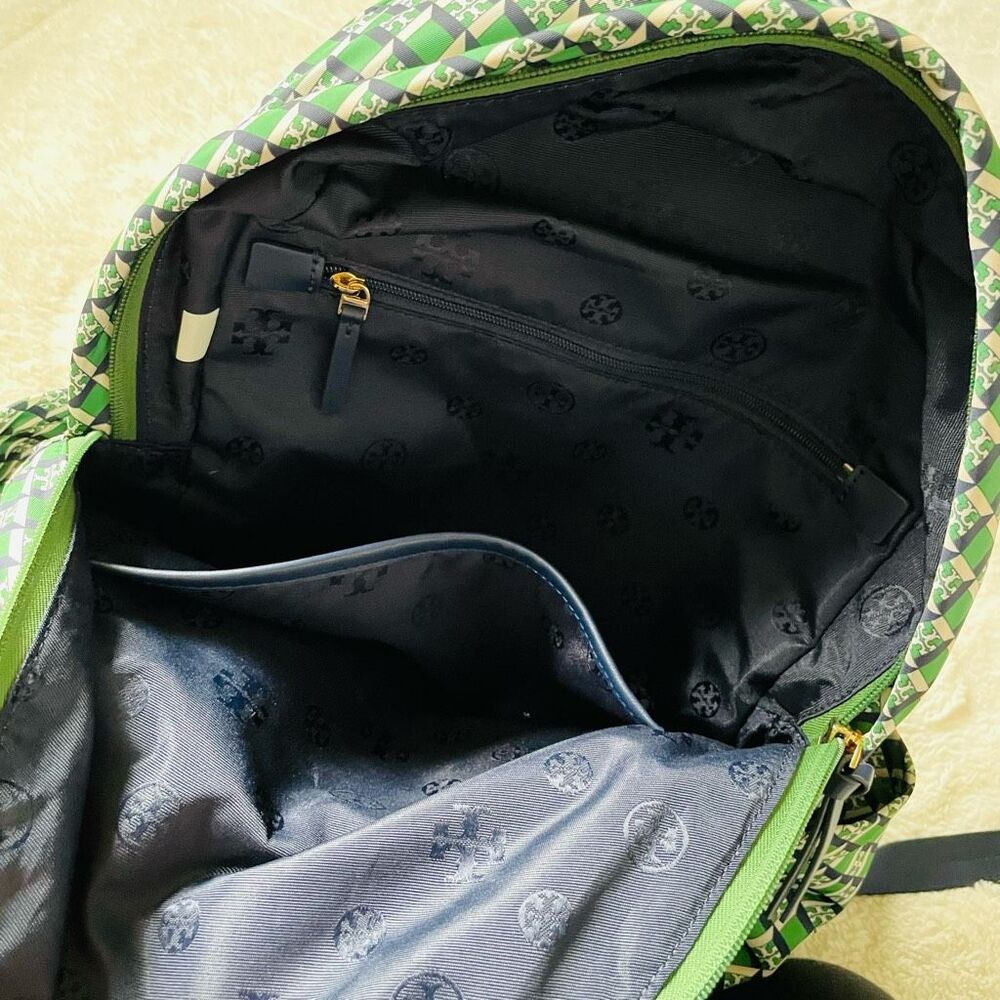 Tory Burch Ella Nylon Printed Backpack - Picture 7 of 10